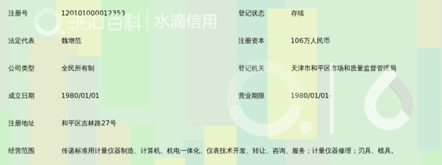 天津市技术监督局实验工厂_360百科